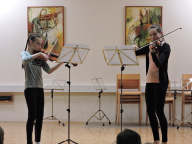 Zala Štrancar in Katarina Mrzlikar