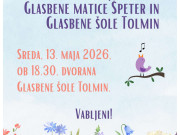 Srečanje učencev Glasbene matice Špeter in Glasbene šole Tolmin