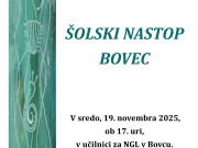 Šolski nastop BOVEC