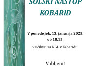 Šolski nastop KOBARID