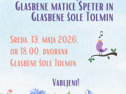 Srečanje učencev Glasbene matice Špeter in Glasbene šole Tolmin