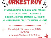 Nastop orkestrov Glasbene šole Tolmin